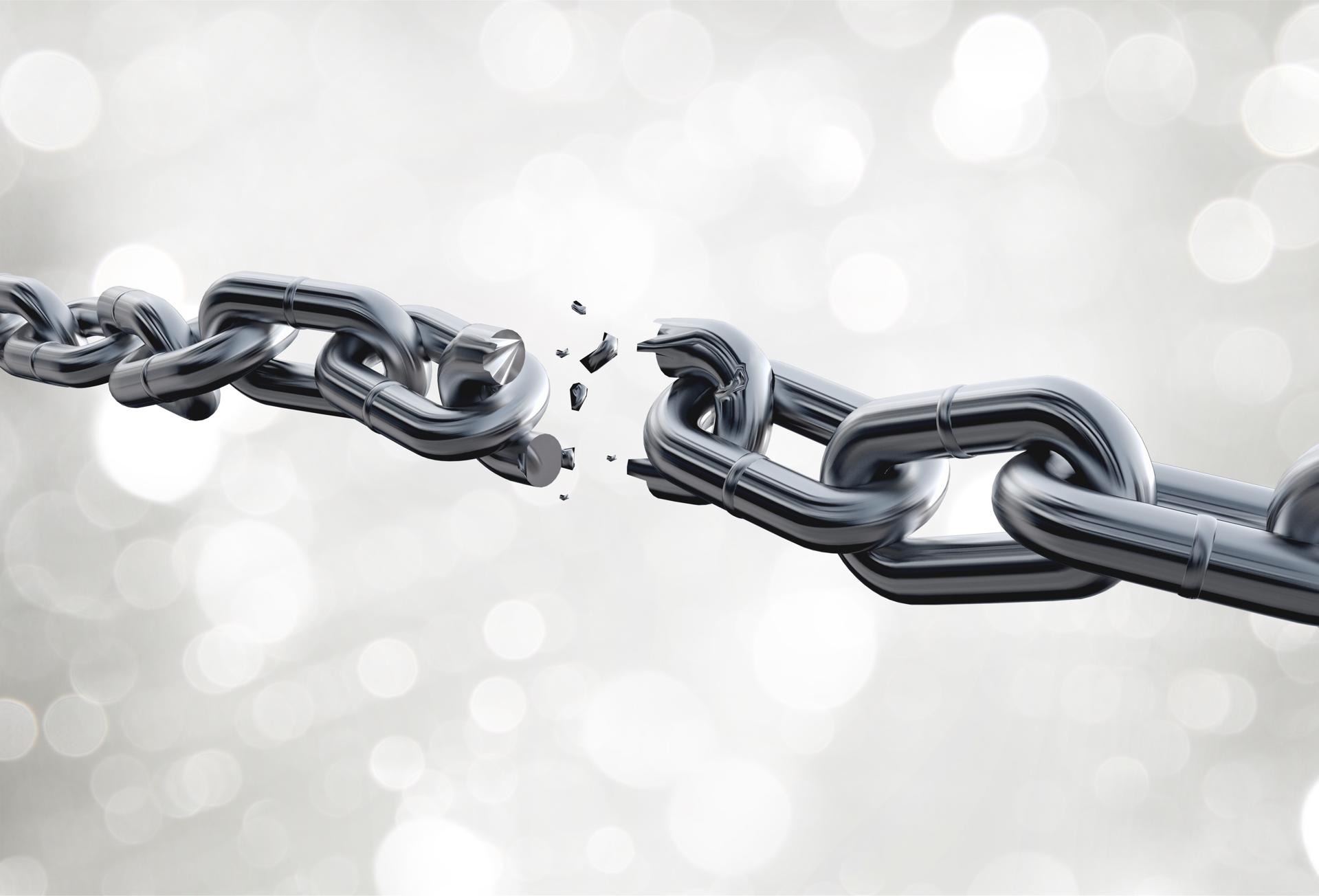 afbeelding van gebroken links