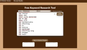 gratis keyword tool keyword sheeter